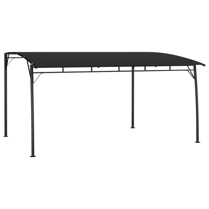 Garden Sunshade Awning 4x3x2.55 m Anthracite