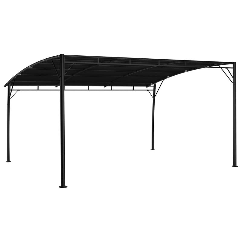 Garden Sunshade Awning 4x3x2.55 m Anthracite