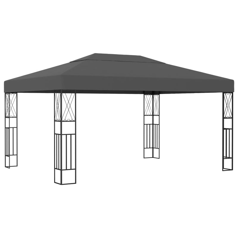 Gazebo 3x4 m Anthracite Fabric