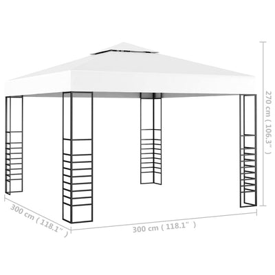 Garden Marquee 3x3 m White