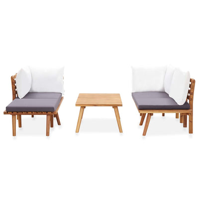 5 Piece Garden Lounge Set Solid Acacia Wood