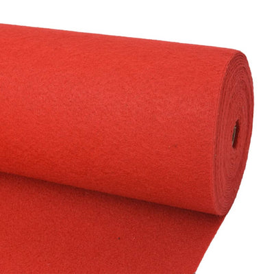 Exhibition Carpet Plain 1.2x12 m Red