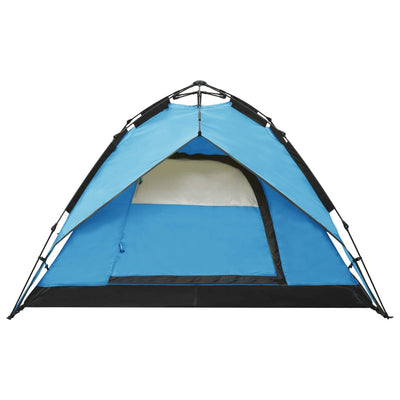 Pop-Up Camping Tent 2-3 Person 240x210x140 cm Blue