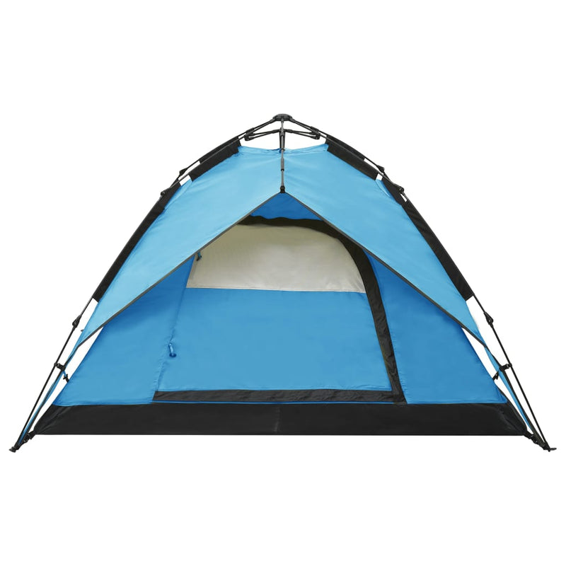 Pop-Up Camping Tent 2-3 Person 240x210x140 cm Blue