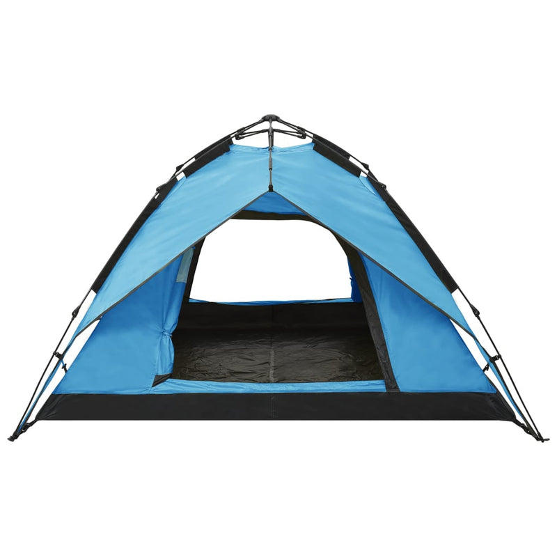 Pop-Up Camping Tent 2-3 Person 240x210x140 cm Blue