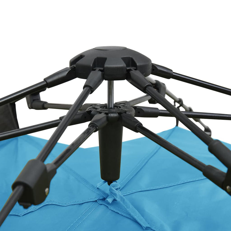 Pop-Up Camping Tent 2-3 Person 240x210x140 cm Blue