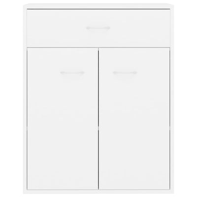 Sideboard White 60x30x75 cm Engineered Wood