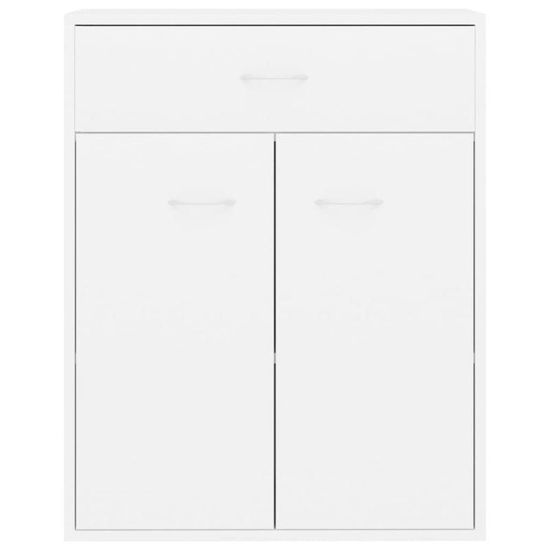 Sideboard White 60x30x75 cm Engineered Wood