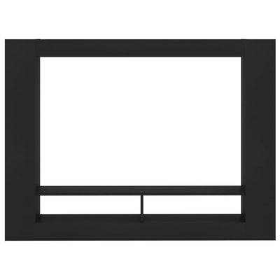 TV Cabinet Black 152x22x113 cm Engineered Wood