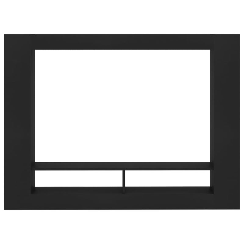 TV Cabinet Black 152x22x113 cm Engineered Wood