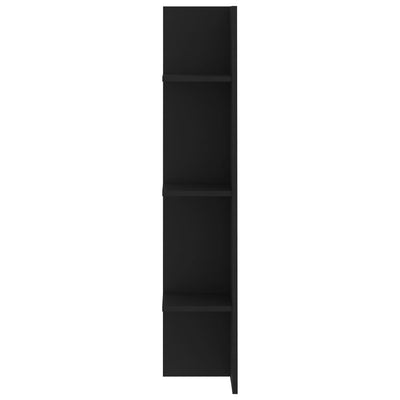 TV Cabinet Black 152x22x113 cm Engineered Wood