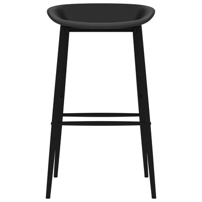 Bar Chairs 4 pcs Black