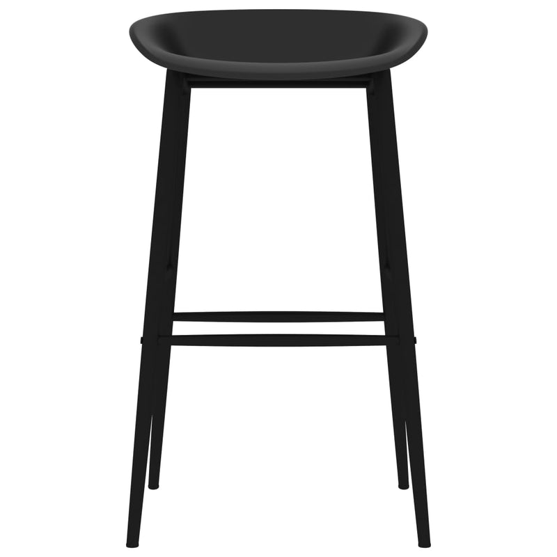 Bar Chairs 4 pcs Black