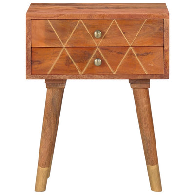 Bedside Cabinet 43x30x58 cm Solid Mango Wood