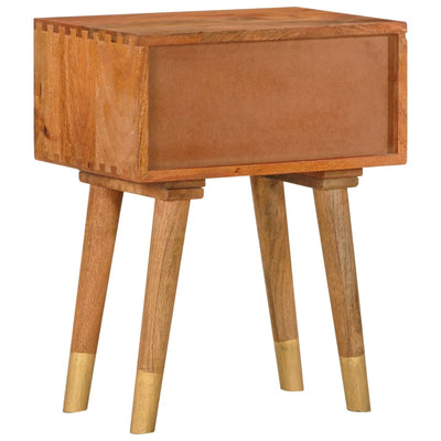 Bedside Cabinet 43x30x58 cm Solid Mango Wood