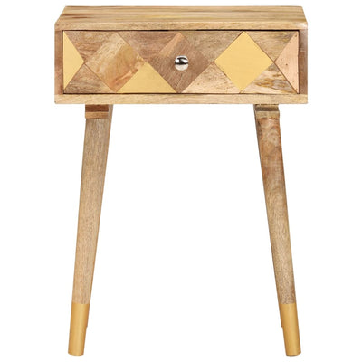 Bedside Cabinet 43x30x58 cm Solid Mango Wood