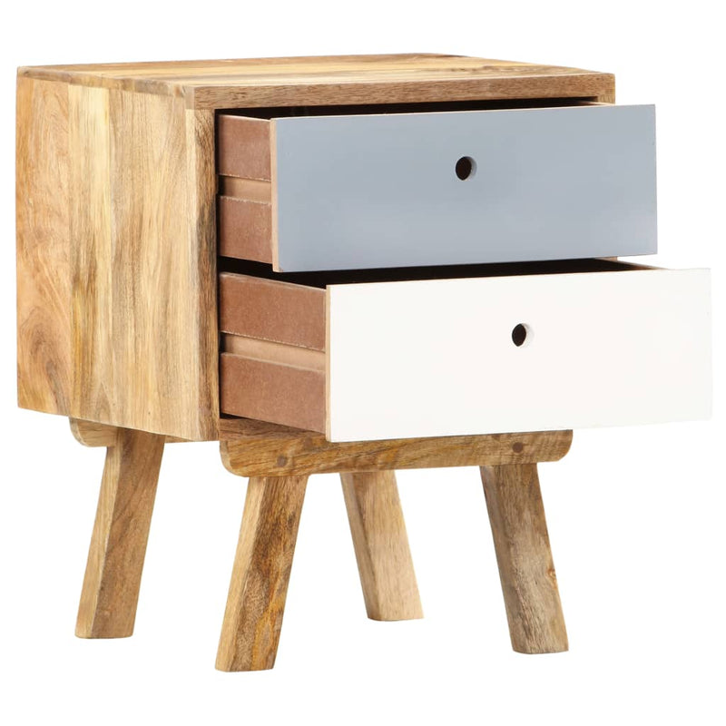 Bedside Cabinet 40x35x50 cm Solid Mango Wood