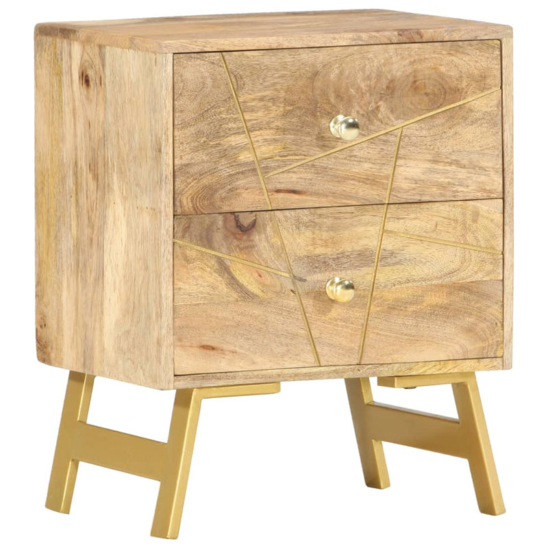 Bedside Cabinet 40x30x50 cm Solid Mango Wood