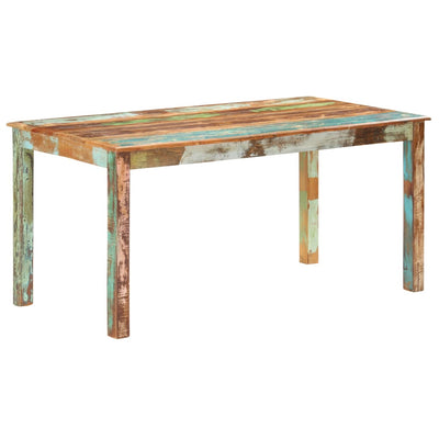 Dining Table Solid Reclaimed Wood 160x80x76 cm