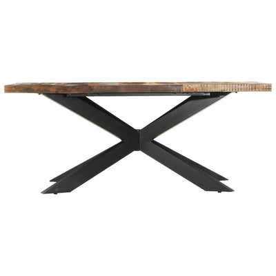 Dining Table 180x90x76 cm Solid Reclaimed Wood