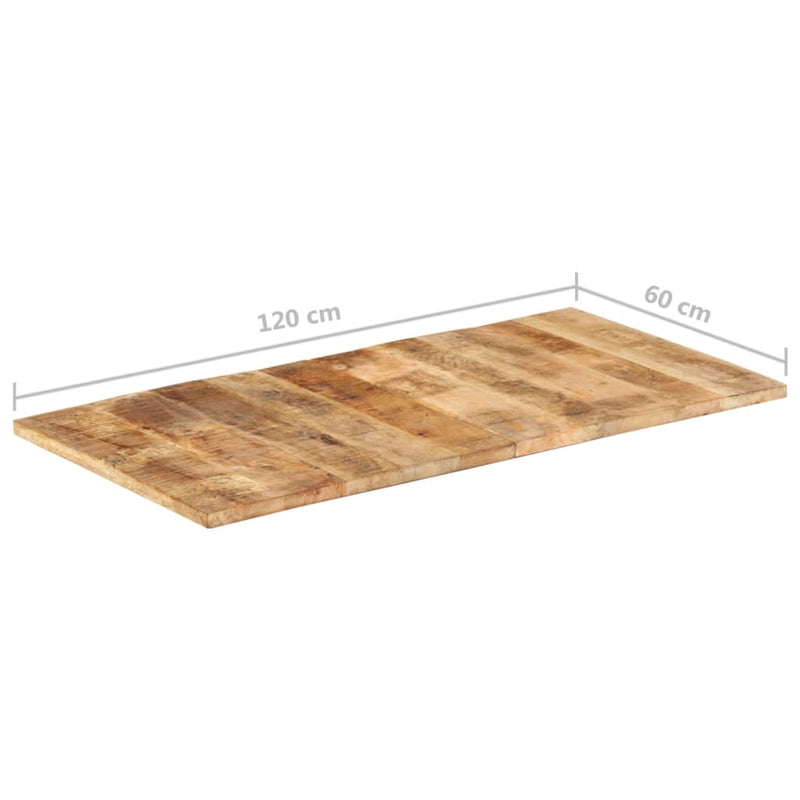 Table Top Solid Mango Wood 25-27 mm 120x60 cm