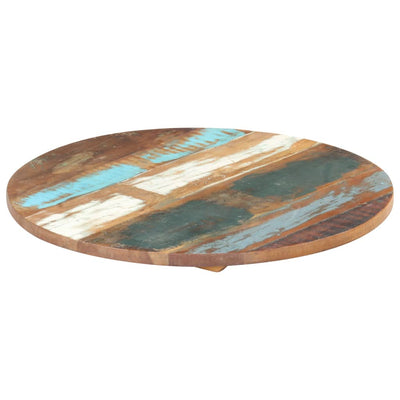 Round Table Top 50 cm 25-27 mm Solid Reclaimed Wood