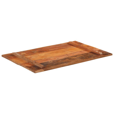 Rectangular Table Top 60x90 cm 15-16 mm Solid Wood Reclaimed