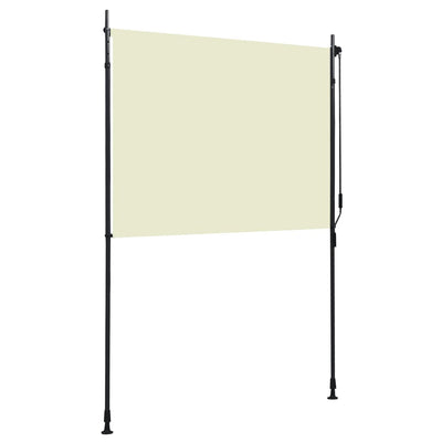 Outdoor Roller Blind 150x270 cm Cream