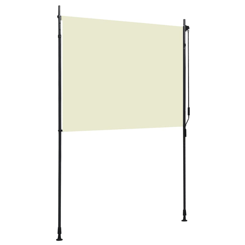 Outdoor Roller Blind 150x270 cm Cream