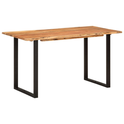 Dining Table 140x70x76 cm Solid Acacia Wood