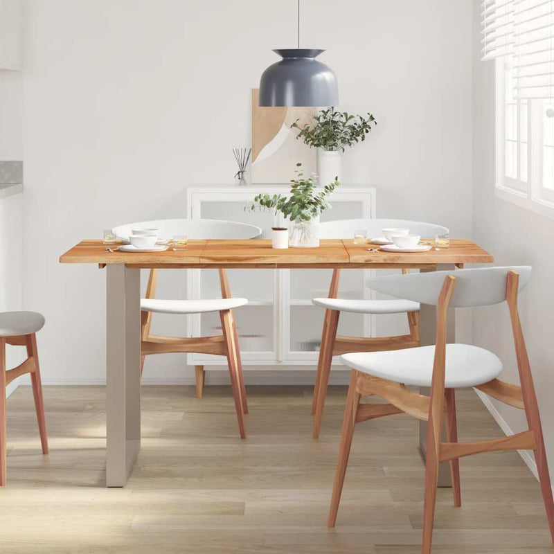 Dining Table 140x70x76 cm Solid Acacia Wood