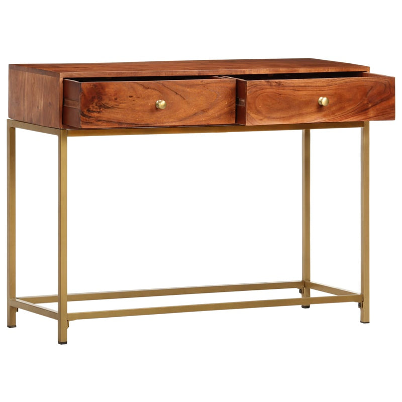 Console Table 100x35x76 cm Solid Wood Acacia