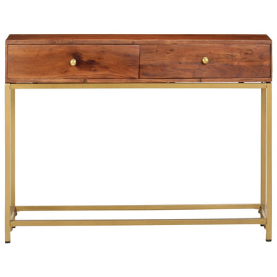 Console Table 100x35x76 cm Solid Wood Acacia