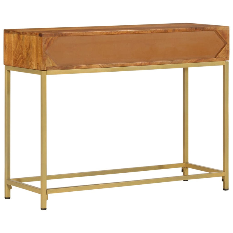 Console Table 100x35x76 cm Solid Wood Acacia