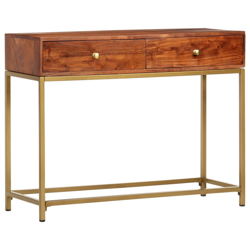 Console Table 100x35x76 cm Solid Wood Acacia