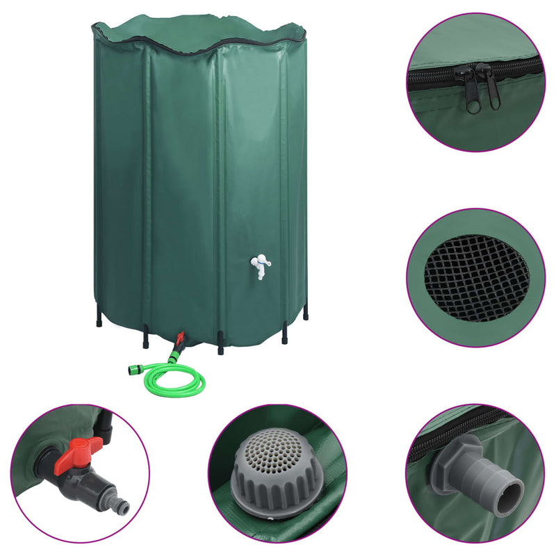 Collapsible Rain Water Tank with Spigot 1250 L