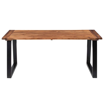 Dining Table Solid Acacia Wood 180x90 cm