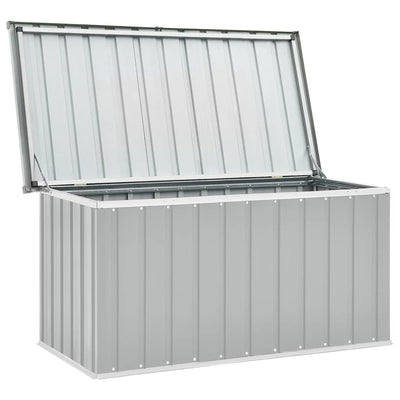 Garden Storage Box Grey 129x67x65 cm