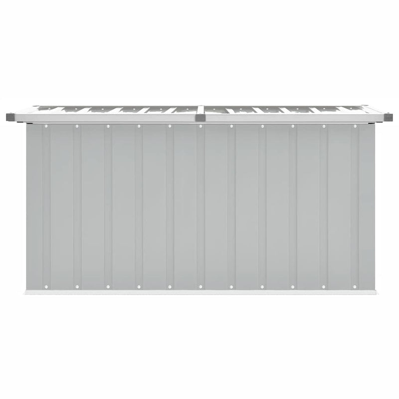 Garden Storage Box Grey 129x67x65 cm