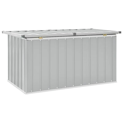 Garden Storage Box Grey 129x67x65 cm