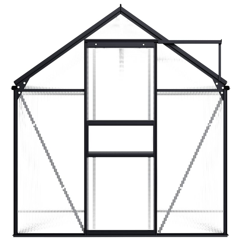 Greenhouse Anthracite Aluminium 3.61 m²