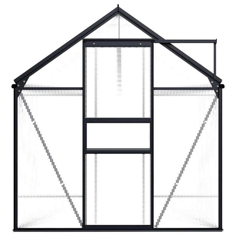 Greenhouse Anthracite Aluminium 5.89 m²