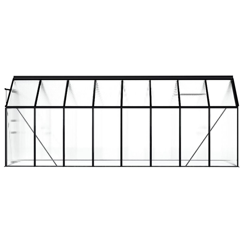 Greenhouse Anthracite Aluminium 9.31 m²