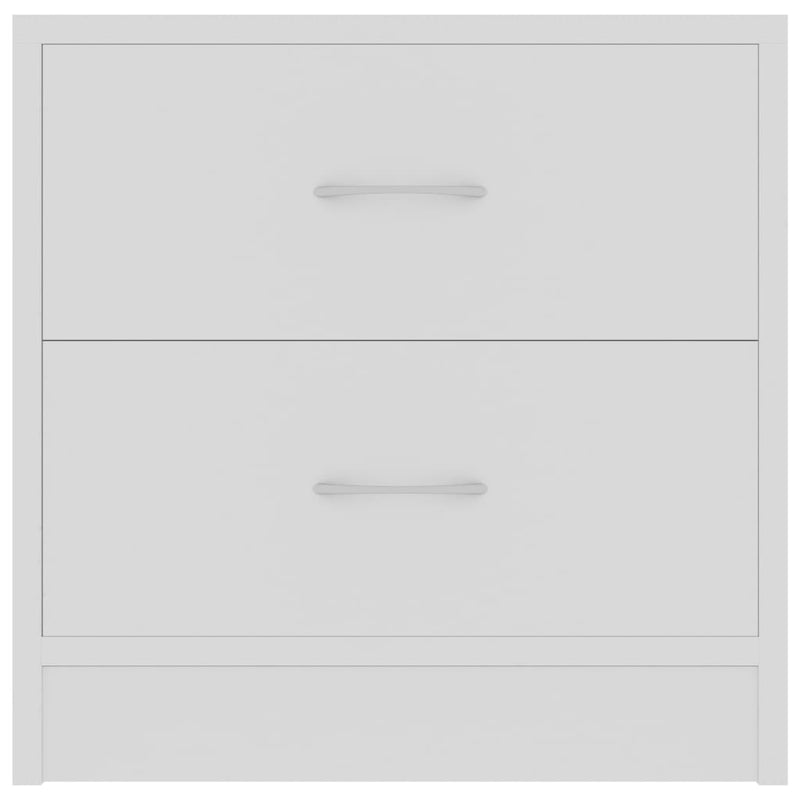 Bedside Cabinet White 40x30x40 cm Engineered Wood