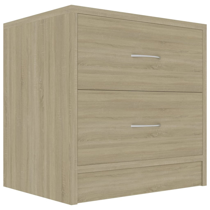 Bedside Cabinet Sonoma Oak 40x30x40 cm Engineered Wood