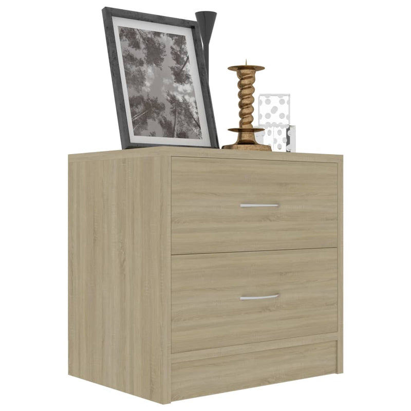 Bedside Cabinet Sonoma Oak 40x30x40 cm Engineered Wood