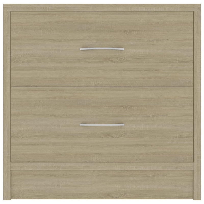 Bedside Cabinet Sonoma Oak 40x30x40 cm Engineered Wood