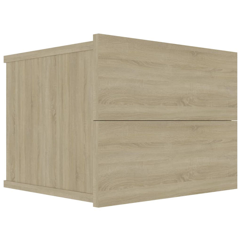 Bedside Cabinets 2 pcs Sonoma Oak 40x30x30 cm Engineered Wood