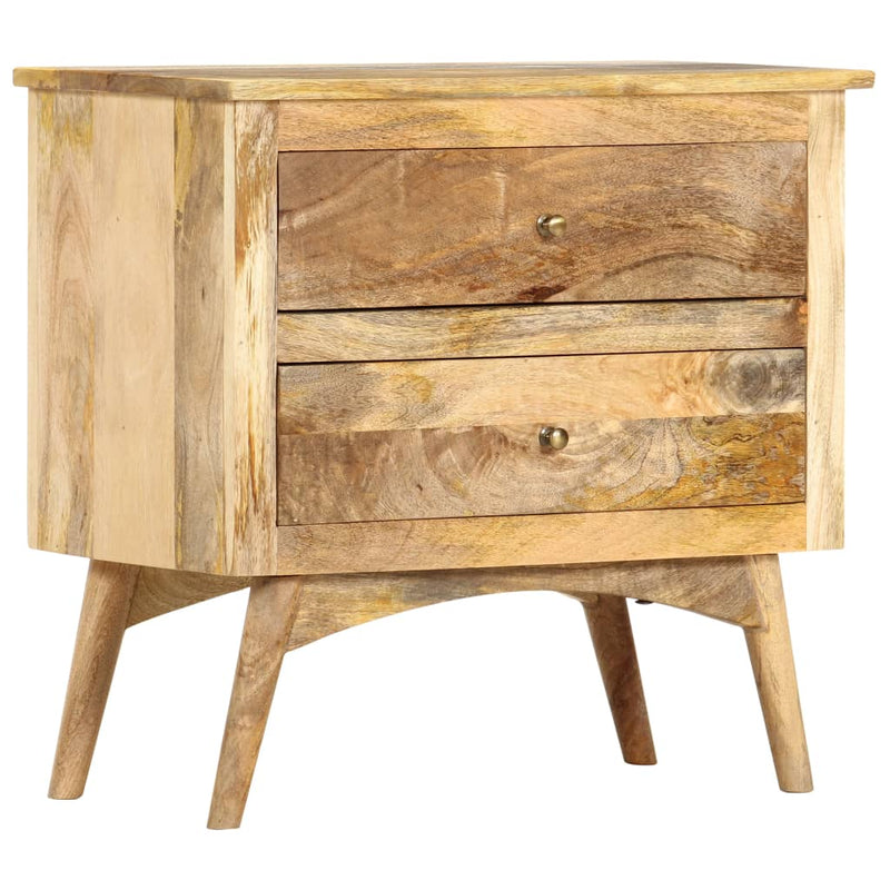 Bedside Cabinet 65x35x60 cm Solid Mango Wood