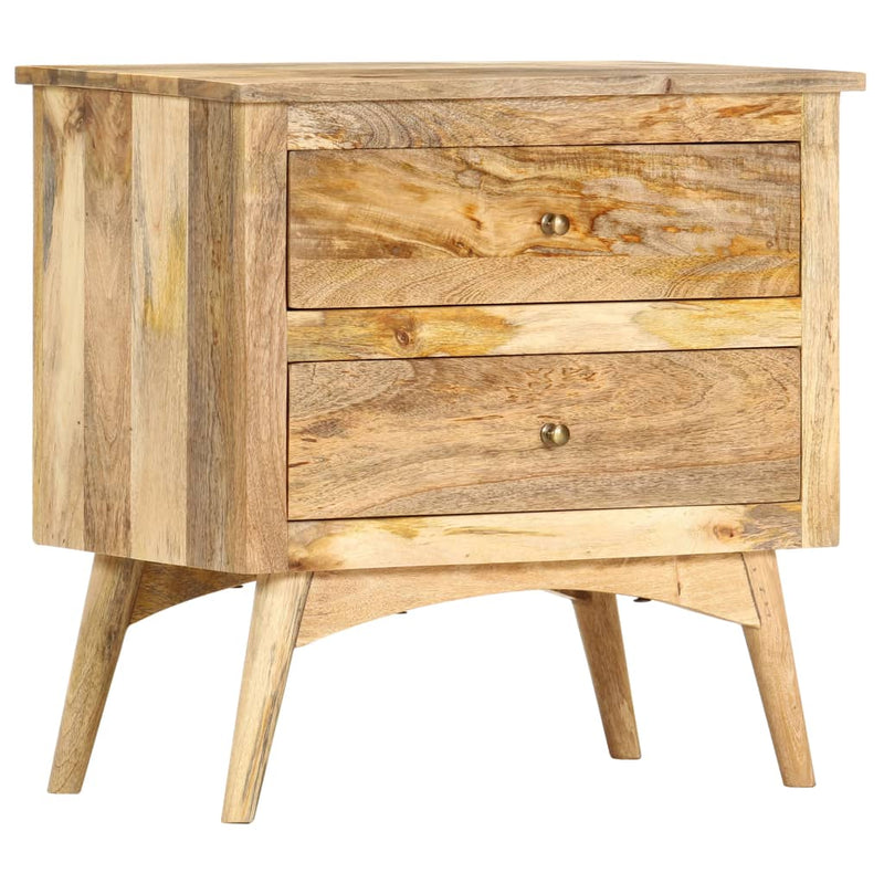 Bedside Cabinet 65x35x60 cm Solid Mango Wood